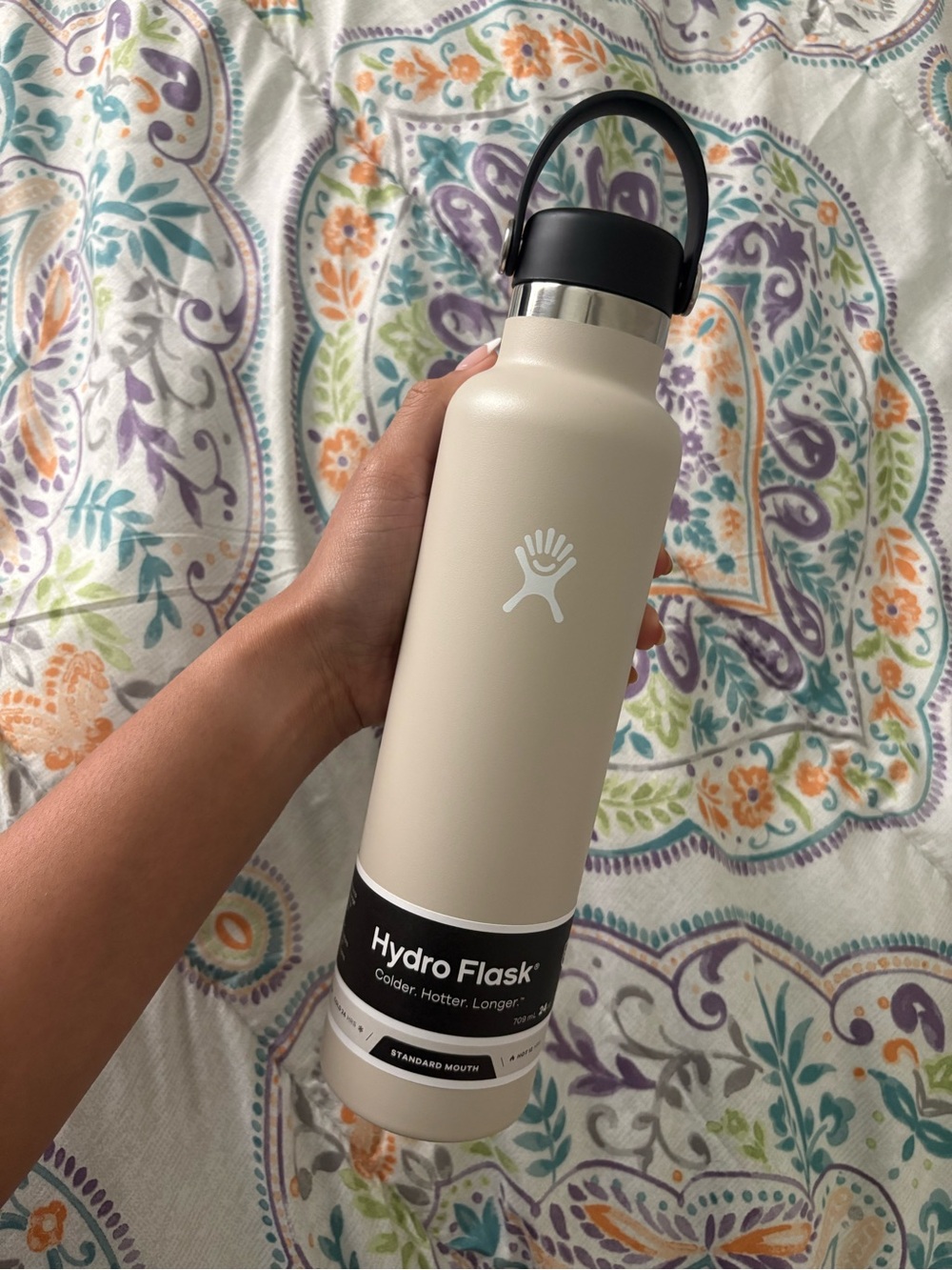 Hydro Flask Cream (oat) Insulated Bottle 24oz
